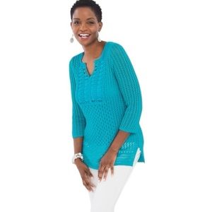 Chico’s Textured Pullover Top